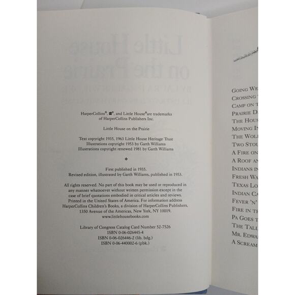 Vintage Little House on the Prairie Hardcover Laura Ingalls Wilder - Picture 5 of 5